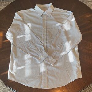 Brooks Brothers Blue and White Striped Dress Shirt